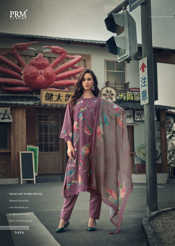 Summet Bloom By Prm 5433 To 5440 Printed Dress Material Wholesale Clothing Distributors In India